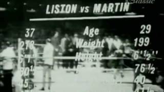 Sonny Liston vs Leotis Martin [upl. by Edda578]