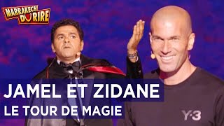 Jamel Debbouze Zinedine Zidane et Omar Sy  Le tour de magie  Marrakech du Rire 2011 [upl. by Atsirak]