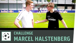 TorZielSchießen vs Marcel Halstenberg  RB Leipzig  FußballChallenge  Kickbox [upl. by Pliam]