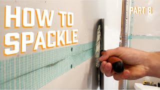 How to Spackle a Wall [upl. by Clayborn908]