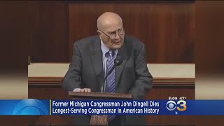 Former Michigan Congressman John Dingell Dies [upl. by Adlig]