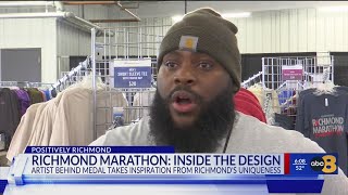 Meet the man behind this years Richmond Marathon medal design [upl. by Horbal608]