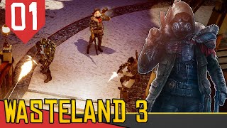 RPG com ARMAS DE FOGO em Mundo Pós Apocalíptico  Wasteland 3 Gameplay Português PTBR [upl. by Jock771]