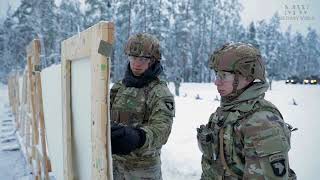 NATO Allies Hone Their Shooting Skills With M249 Automatic Weapons And M240B Machine Guns [upl. by Heidie338]