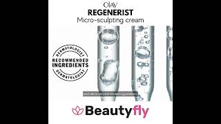 Olay Regenerist Micro  Sculpting Cream  Beautyfly [upl. by Mame840]