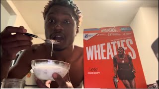 Taste Test Wheaties  Cereal 🥣 Michael Jordan amp LeBron James [upl. by Areivax]