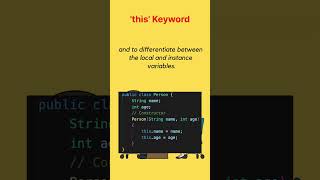 this keyword in Java  Technical Interview Question java interview [upl. by Raff605]