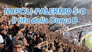 NapoliPalermo 50 cori e sfottò della Curva B 260924 4K [upl. by Lorelei]