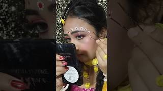 Radha Rani Chandan Kolka Design makeup [upl. by Irrehs802]