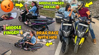 Middle Finger🖕Dekhai😡 My First Motovlog on Scooty😱 Ladki ne Middle Finger dekhai April 4 2024 [upl. by Nodearb]