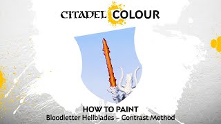 How to Paint Bloodletter Hellblades – Contrast Method [upl. by Ostap]