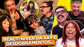 REAGINDO AO ICÔNICO ANIVERSÁRIO DA XAY com BLOGUEIRINHA  Diva Depressão [upl. by Naillil]