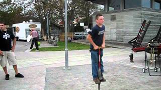 hoprod pogo stick gas powered in action [upl. by O'Gowan560]