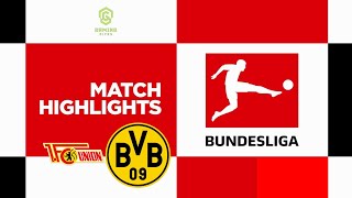 Union Berlin vs Dortmud  Highlights  Bundesliga 2425 [upl. by Suoivatnom]