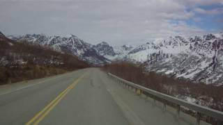 KLR 650 Ride down Hatchers Pass in Alaska Contour 1080p [upl. by Norad]