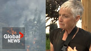 quotRacing against the firequot Calgary senior escapes Jasper wildfire while backpacking solo [upl. by Ettenuahs]