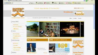 AULA SITE FATEC E SISTEMA MOODLE [upl. by Ellehcan155]