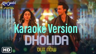 Dholida Original Karaoke  LOVEYATRI  Neha Kakkar  Smule Karaoke Song [upl. by Reeher]