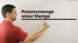 Potenzmenge einer Menge Mengenlehre  Mathe by Daniel Jung [upl. by Rockel]