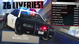 You Can PURCHASE POLICE CARS Awesome Customization Options GTA Online [upl. by Enyrb]