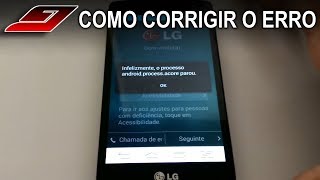 Infelizmente o processo androidprocessacore parou RESOLVIDO  Guajenet [upl. by Nahtan390]