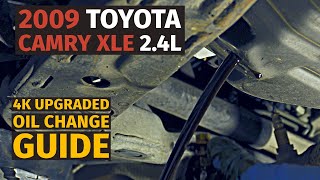 20072009 Toyota Camry XLE Oil Change Guide For 24L NonHybrid [upl. by Neitsirhc]