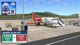 RFS Real Flight Simulator Vietjet A320  200 Pleiku  Lien Khuong  RFS Pro [upl. by Aggarwal]