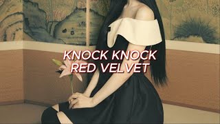 Red Velvet quotKnock Knock Whos Therequot Easy Lyrics [upl. by Seldon]