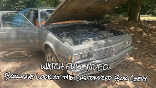 Exclusive Visit With maddmarkscars Customized Box Chevy [upl. by Ashien]