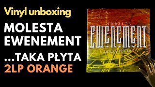 MOLESTA EWENEMENT quotTAKA PŁYTAquot 2LP Orange Vinyl Unboxing [upl. by Whitman255]