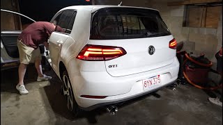 Installing an XFORCE CATBACK On The MK75 GTI [upl. by Ellora]