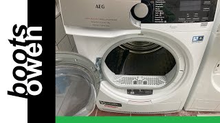 AEG Heat Pump Dryer Filter check and a look at damaged condenser max efficiency [upl. by Atsahc]