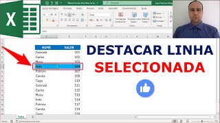 Alterar Cor da Linha Ativa no Excel  Jeito Fácil e Rápido de Fazer [upl. by Elletsyrk]