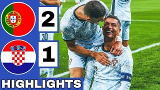 🔴Portugal vs Croatia 21 Extended HIGHLIGHTS  Cristiano Ronaldo 900th GOALS  UEFA Nations League [upl. by Par]