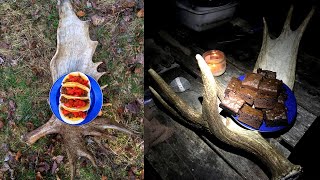 Registered Maine Guide REFLECTOR OVEN BAKING  Campfire Cooking in The Maine Woods [upl. by Ordnagela]