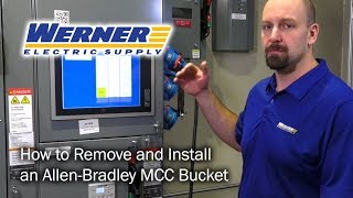 How To Remove And Install An AllenBradley Motor Control Center MCC Bucket [upl. by Swetlana173]