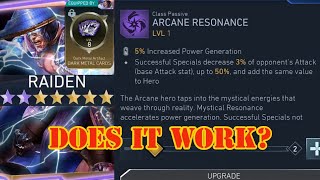 Cant see the Arcane Passive Buff Well see it works and Boss Starfire Injustice 2 Mobile [upl. by Ahsinot]