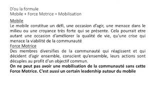 Mobilisation communautaire definition [upl. by Odericus711]