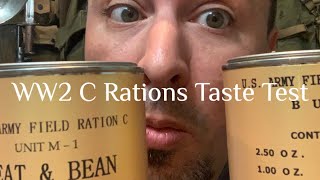 WW2 C Ration Reproduction Unboxing  Edible with Taste Test of 80 year old recipes [upl. by Adlesirg]