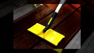 Deck Staining Tools  Woodmates® 9quot Standard Applicator by Mr LongArm [upl. by Ynohtnacram]