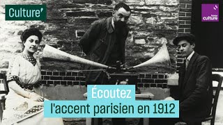 Enregistré en 1912 ce tapissier découvre son accent parisien [upl. by Dazhahs]