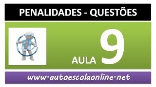 22 Resolução de Questões  INFRAÇÕES e PENALIDADES [upl. by Lusar]