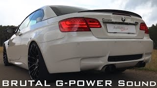 BMW M3 GPower E93  Acceleration ONBOARD Autobahn 0300 Kmh  Aulitzky Tuning [upl. by Ydnec]