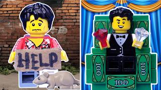 From Homeless to Millionaire in Lego [upl. by Travax28]