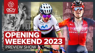 The Cobbled Classics Begin  Omloop Het Nieuwsblad amp KuurneBrusselKuurne 2023 Preview [upl. by Novyart612]