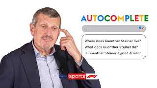 Guenther Steiner Answers the Web’s Most Searched Questions About Him  Autocomplete Challenge [upl. by Erbes]