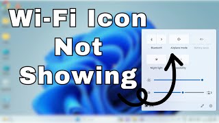 WiFi Icon Not Showing Problem on Windows 11 [upl. by Ilrak665]