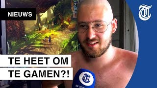 Gamers smelten weg in snikhete tent [upl. by Elfstan]