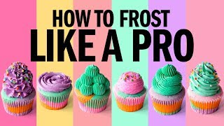 How to FROST cupcakes LIKE A PRO  The Scran Line [upl. by Nahtnanhoj]