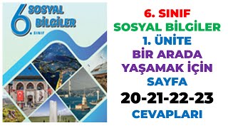 6 Sınıf Sosyal Bilgiler Ders Kitabı Sayfa 20 21 22 23 Cevapları [upl. by Jessalin]